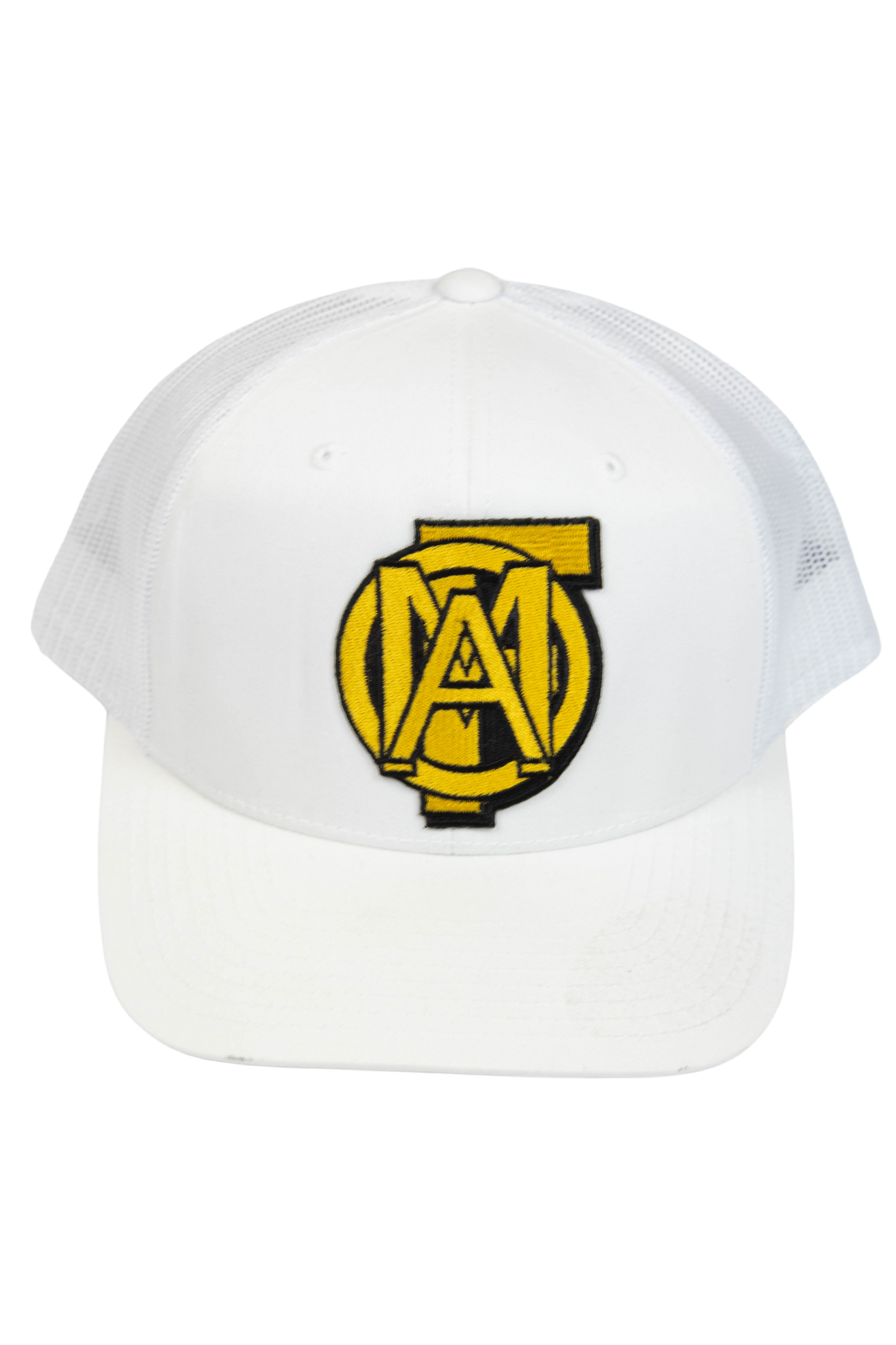 AMOF 3D PATCH WHITE TRUCKER HAT