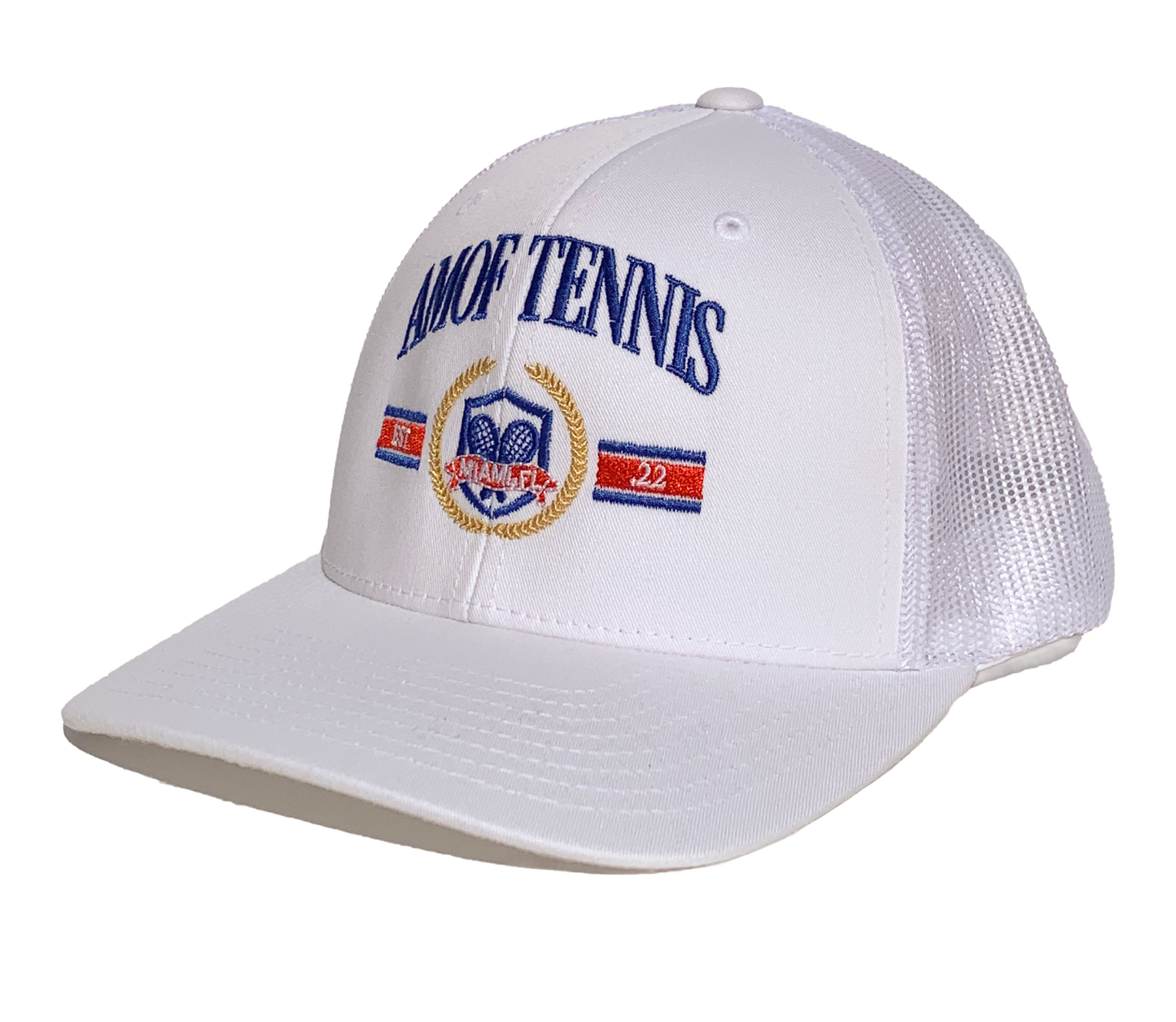 AMOF TENNIS TRUCKER WHITE HAT