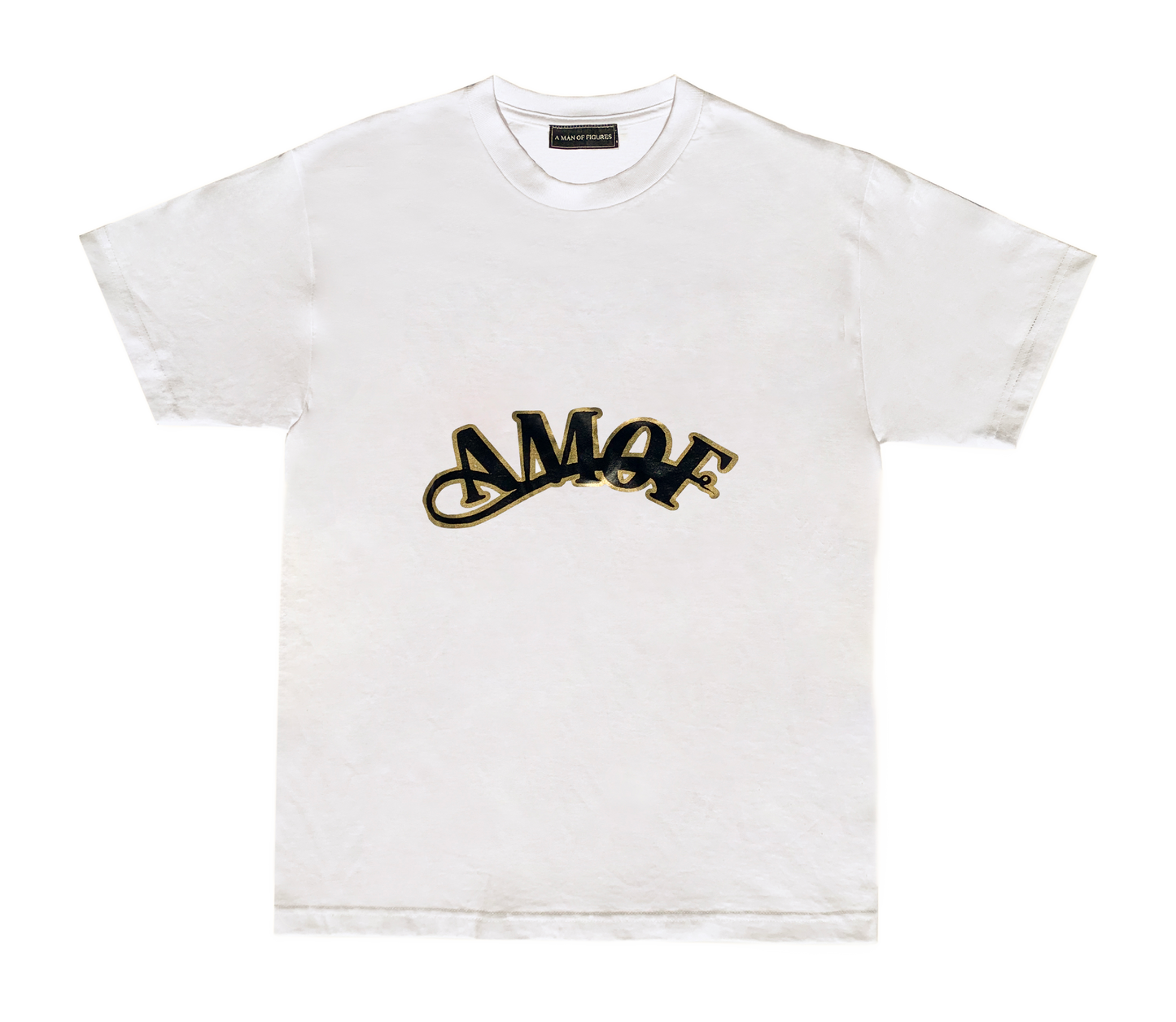 AMOF BLACK § GOLD SIGNATURE T-SHIRT