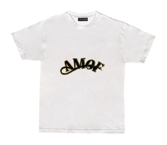 AMOF BLACK § GOLD SIGNATURE T-SHIRT