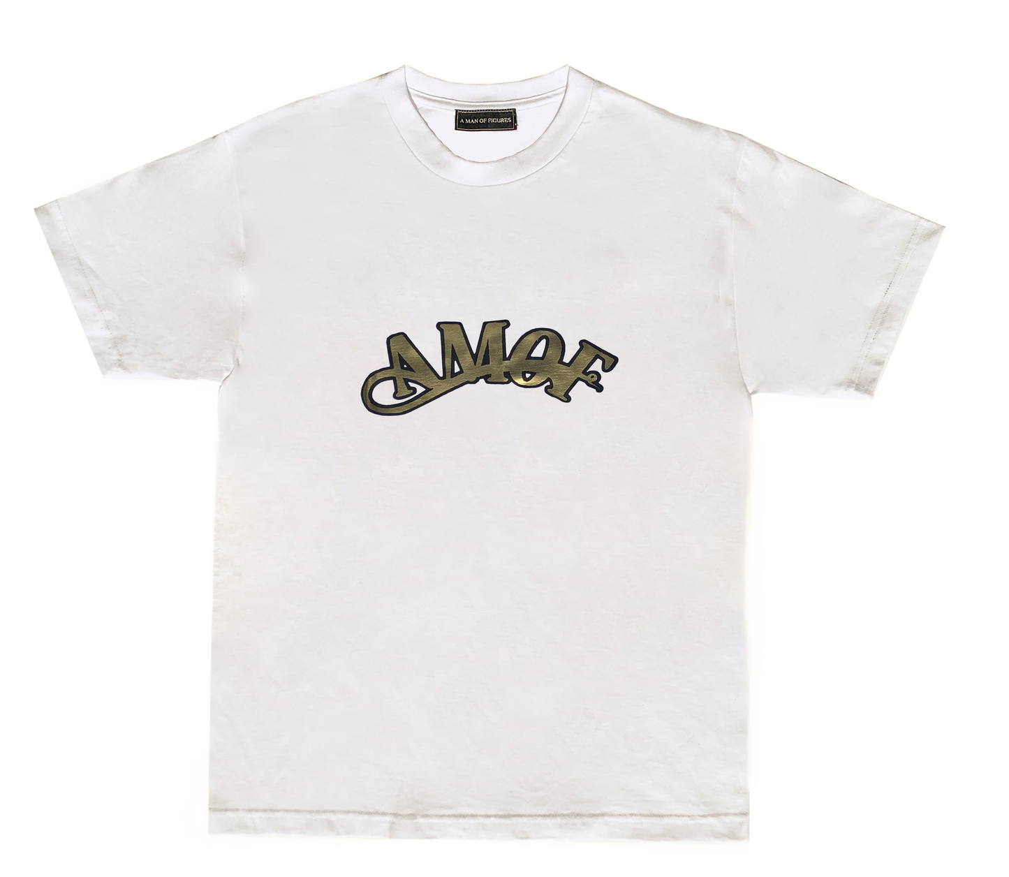 AMOF GOLD § BLACK SIGNATURE T-SHIRT